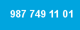 987 749 11 01 987 749 11 01
